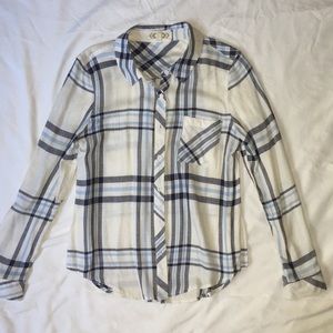 Plaid Button-Down Shirt